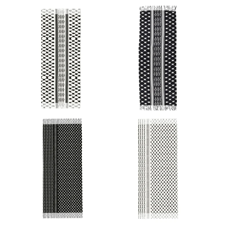 

Куфия для молитвы в арабском стиле для взрослых, для свадебной церкви, для путешествий на открытом воздухе, куфия с длинными для