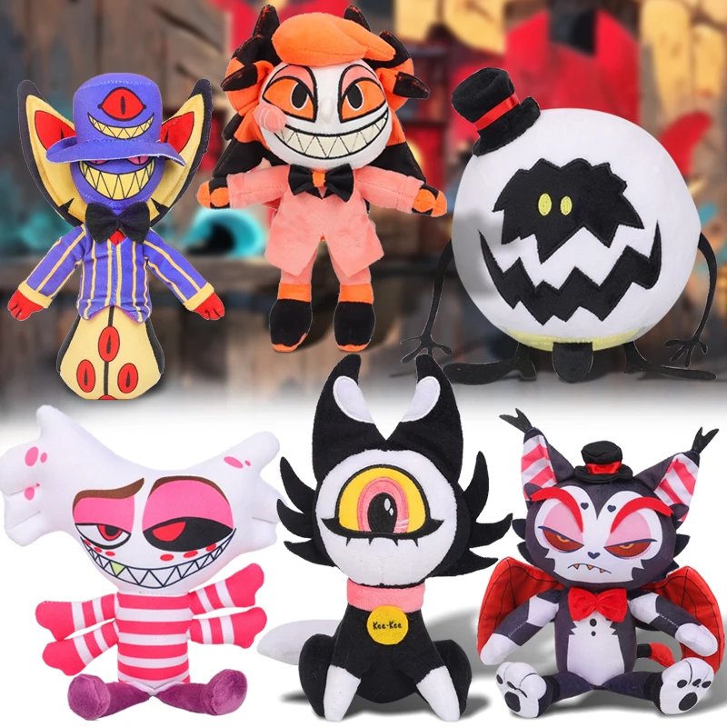 

Аниме-фигурка Аластора Адама в туманном стиле для отеля, плюшевые игрушки, мягкие игрушки, милая мультяшная кукла, игрушки для детей, подарки на день рождения, 20-30 см