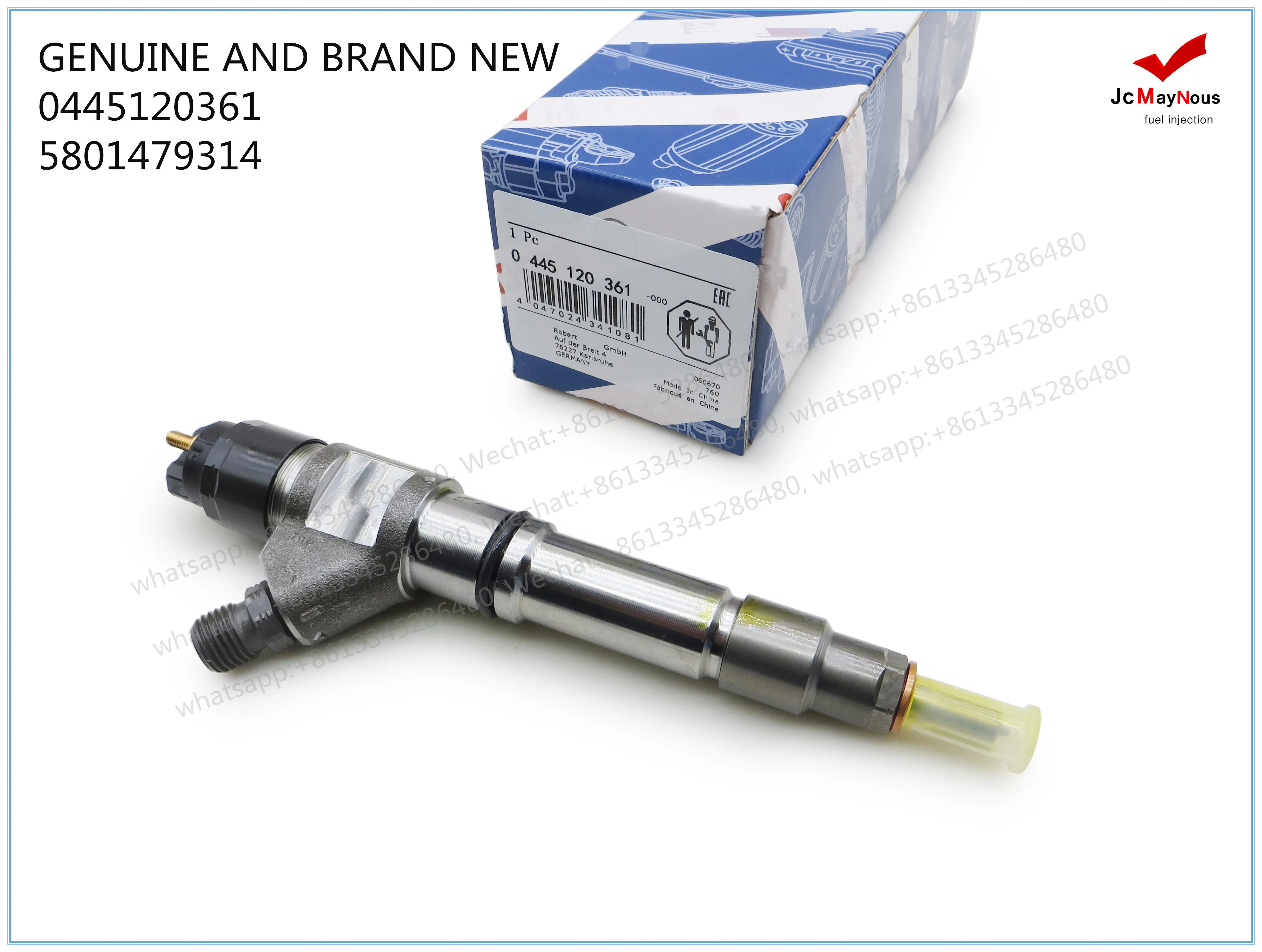 GENUINE AND BRAND NEW FUEL INJECTOR 0445120361, 5801479314 FOR 
