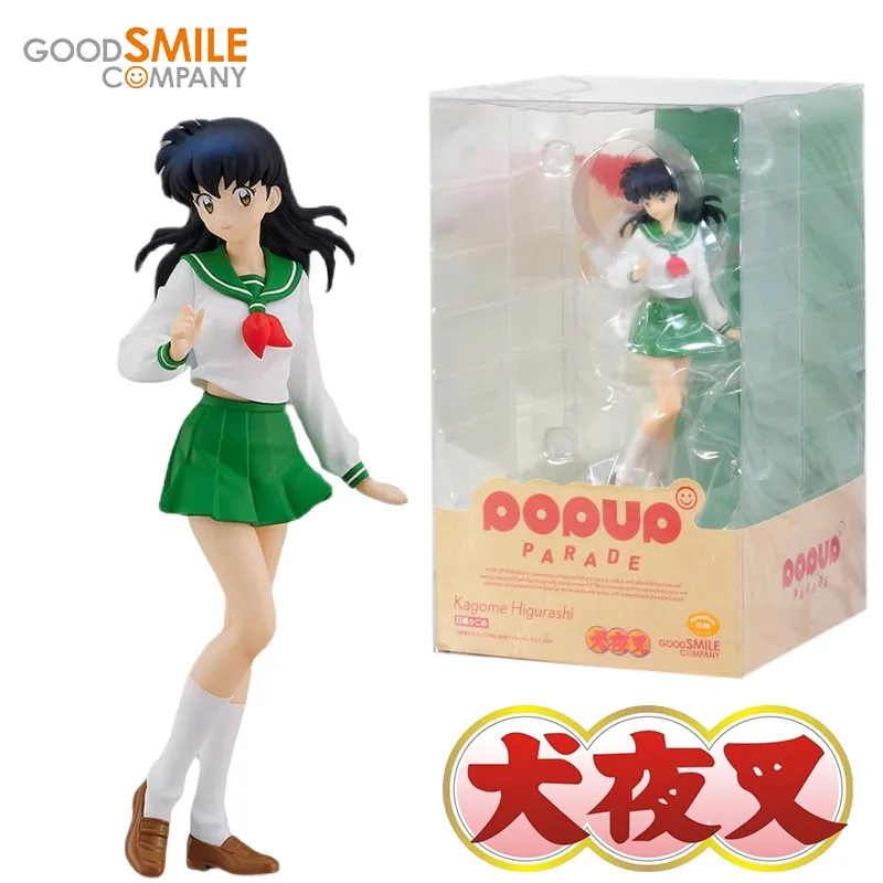 

Good Smile Genuine Inuyasha Anime Figure POP Higurashi Kagome Action Figure Toys for Boys Girls Christmas Gift Collectible Model
