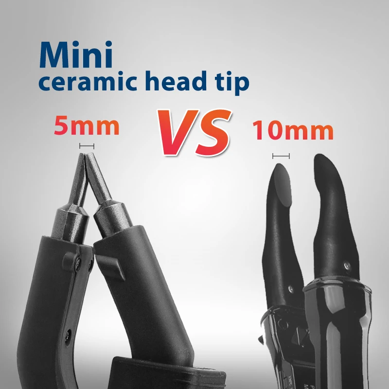 Loof Professional New Adjustable Temperature 220℃ Smart Mini Heating Tip Hair Extension Plier Iron, Fusion Keratin Bonding Tools