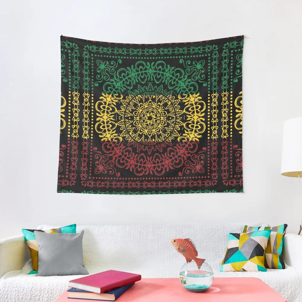 

Rasta Paisley Tapestry Outdoor Decoration Wall Decor Aesthetic Room Decors Decorative Wall Murals Tapestry