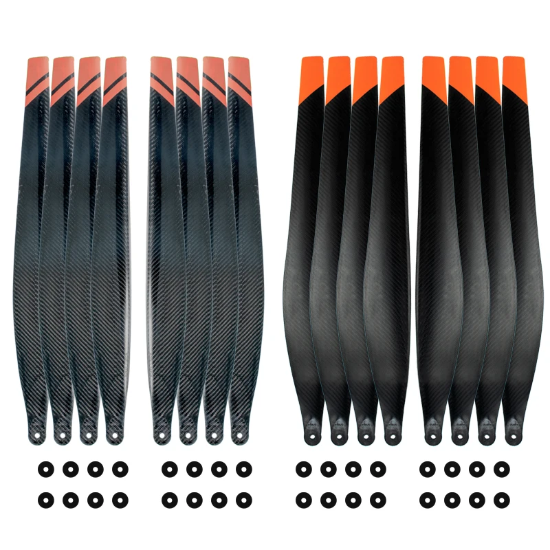 Copy 16Pcs/Set T40/T50 Series Agricultural Drone Parts Folding Carbon Fiber Propeller CW CCW Propellers Drone Accessories
