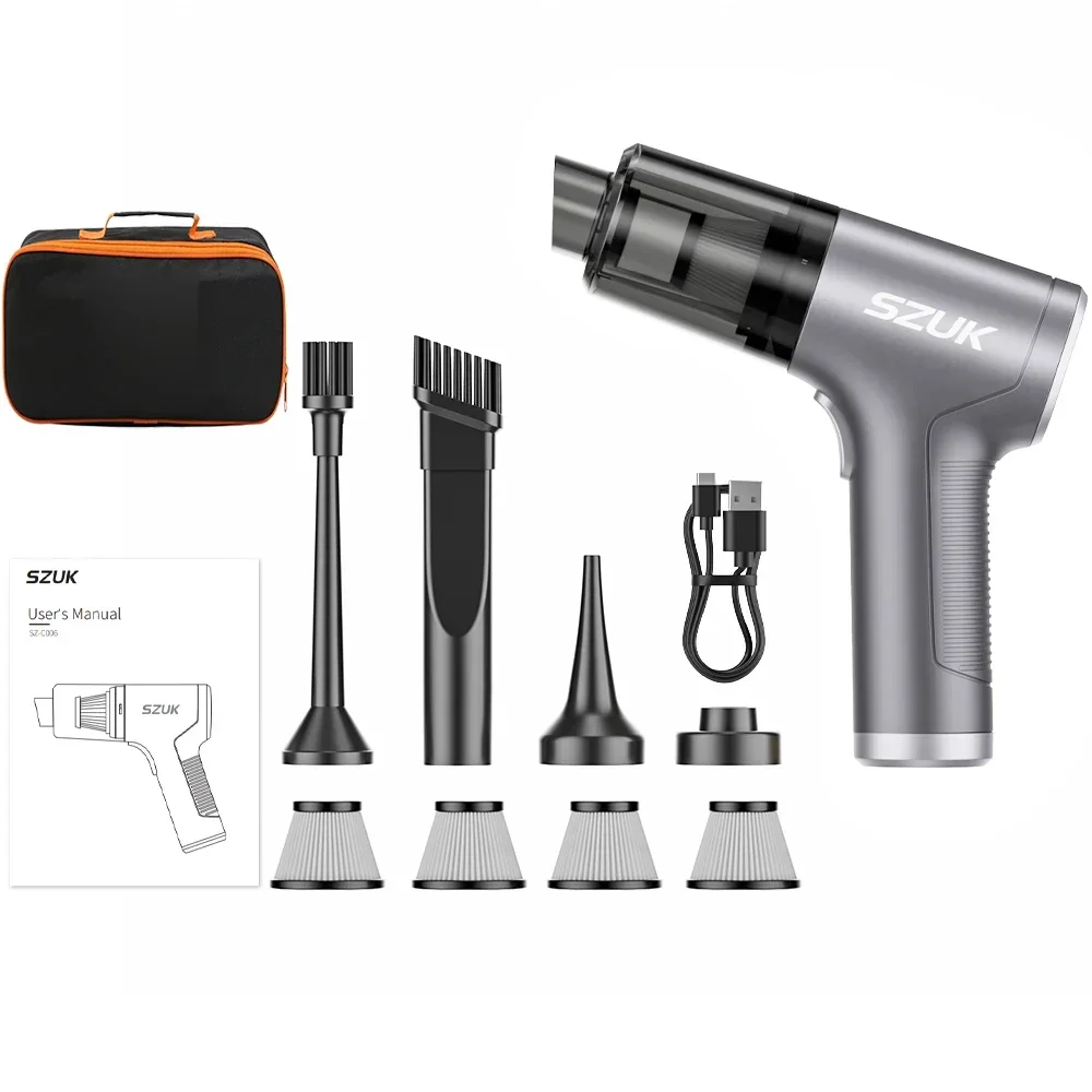 SZUK 780000PA مكنسة كهربائية قوية صغيرة لاسلكية مح...