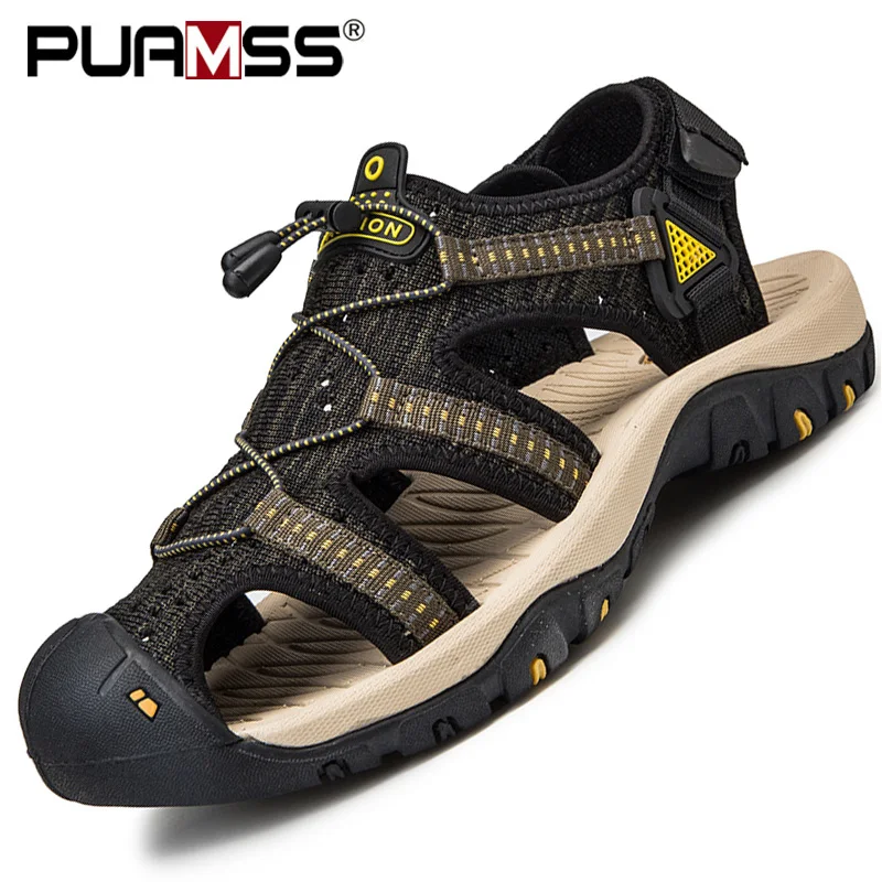 Leather Sandals Summer Sandals Men Shoes Summer Men's Sandals Plus Size Fashion Sandals For Men Casual Sneakers Outdoor Beach Water Slippers