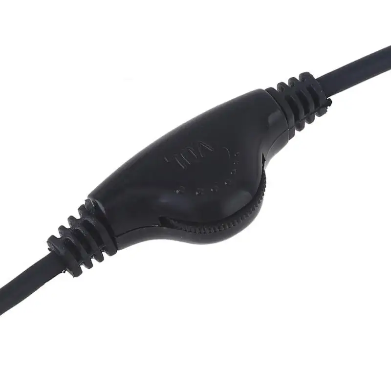 Premium 3.5mm Double Elbow Aux Cable with Adjustable Volume Control