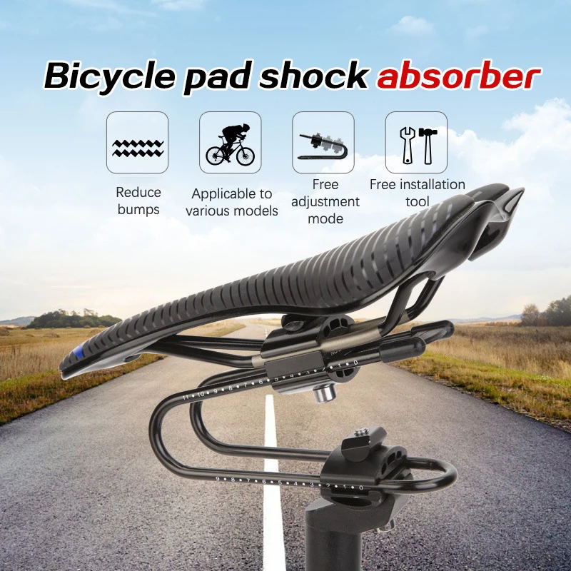 MTB bicycle Saddle Shock Absorber Spring Shock Absorber mountain road