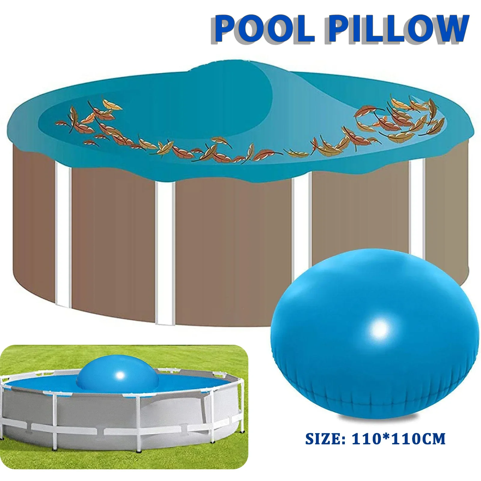 내구성 PVC 수영장 커버 에어 베개, 겨울 수영장 커버 베개, 지상 수영장용 내한성 