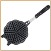 Sandwich Toaster Love Heart Shape Toaster Breakfast Skillet Non-Stick Aluminum Omelet Breakfast Machine 4