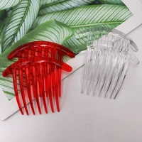 2/50PCS 7 Teeth PC Material Plastic Hair Combs Headdress Comb with Teeth Insert Comb Lady Hair Accessories - Image 3
