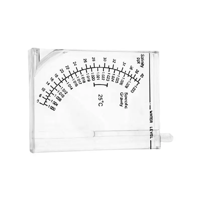 Aquarium Water Quality Meter Accurate Aquarium Hydrometer Saltwater Meter Salinity Meter Tester Aquarium Water Mud Tester Accurate Automatic Hydrometer
