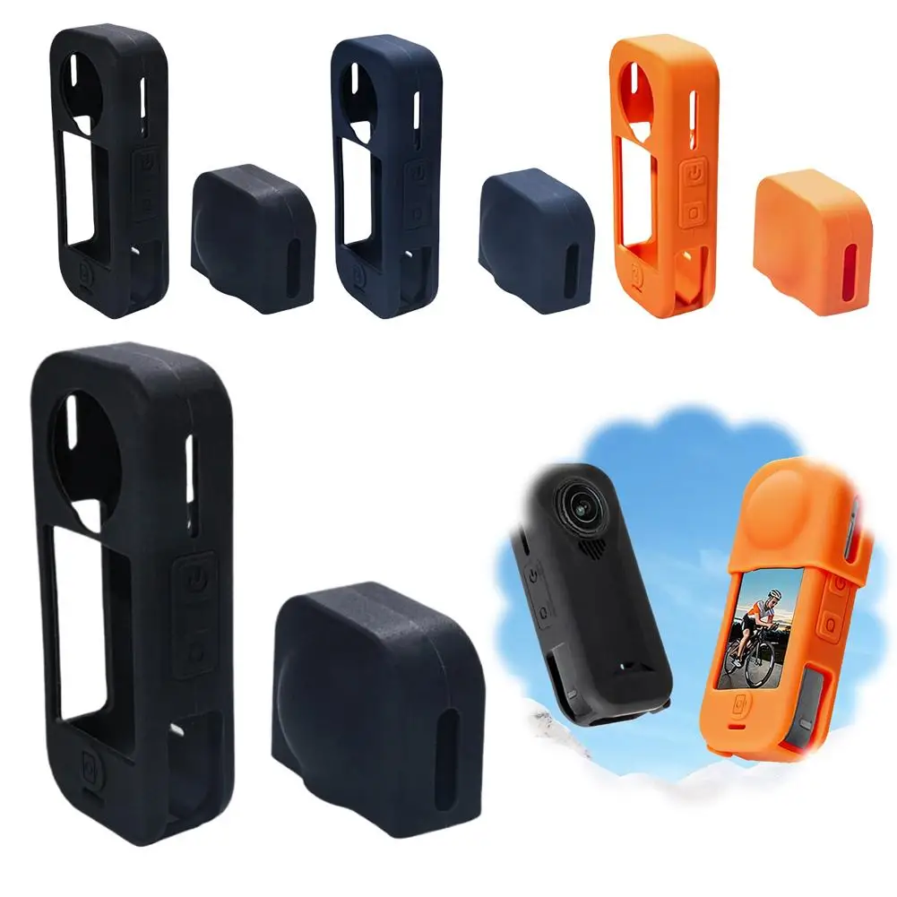 Full Body Shockproof & Dustproof Silicone Protective Case with Lens Cap
