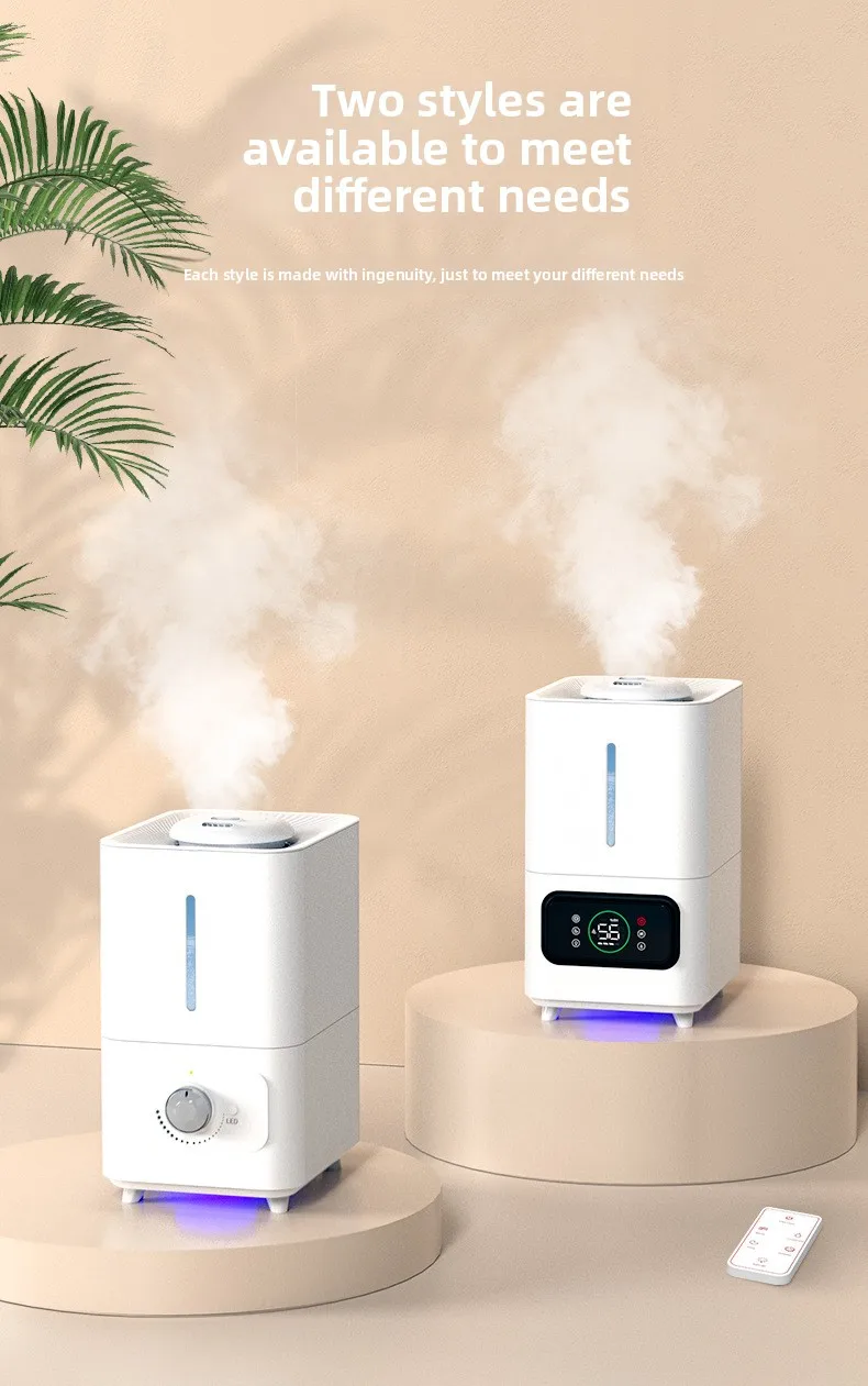 6L Desktop-Luftbefeuchter, Ultraschall-Kühlnebel für Schlafzimmer/Büro, Top-Fill-Design für einfache Reinigung, leiser Luftbefeuchter zum Schlafen – Detail 6