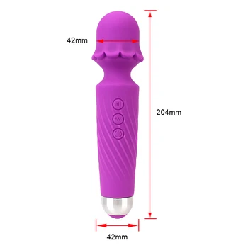 New Dildo Vibrator Body Massager Powerful Magic Wand Vibrator Sex Toys for Woman AV Stick G Spot Massager Clitoris Stimulator 6
