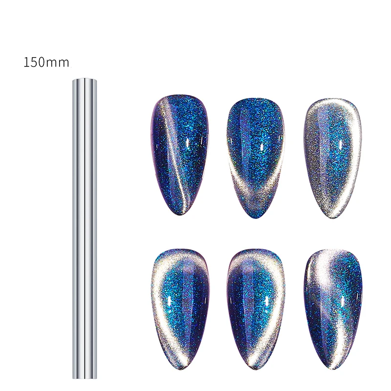 Cat Eye Nail Magnetic Stick Strong Plate Pen for UV Gel Varnish 3D Line Strip Effect Multi-function Magnet Board Nails Art Tool