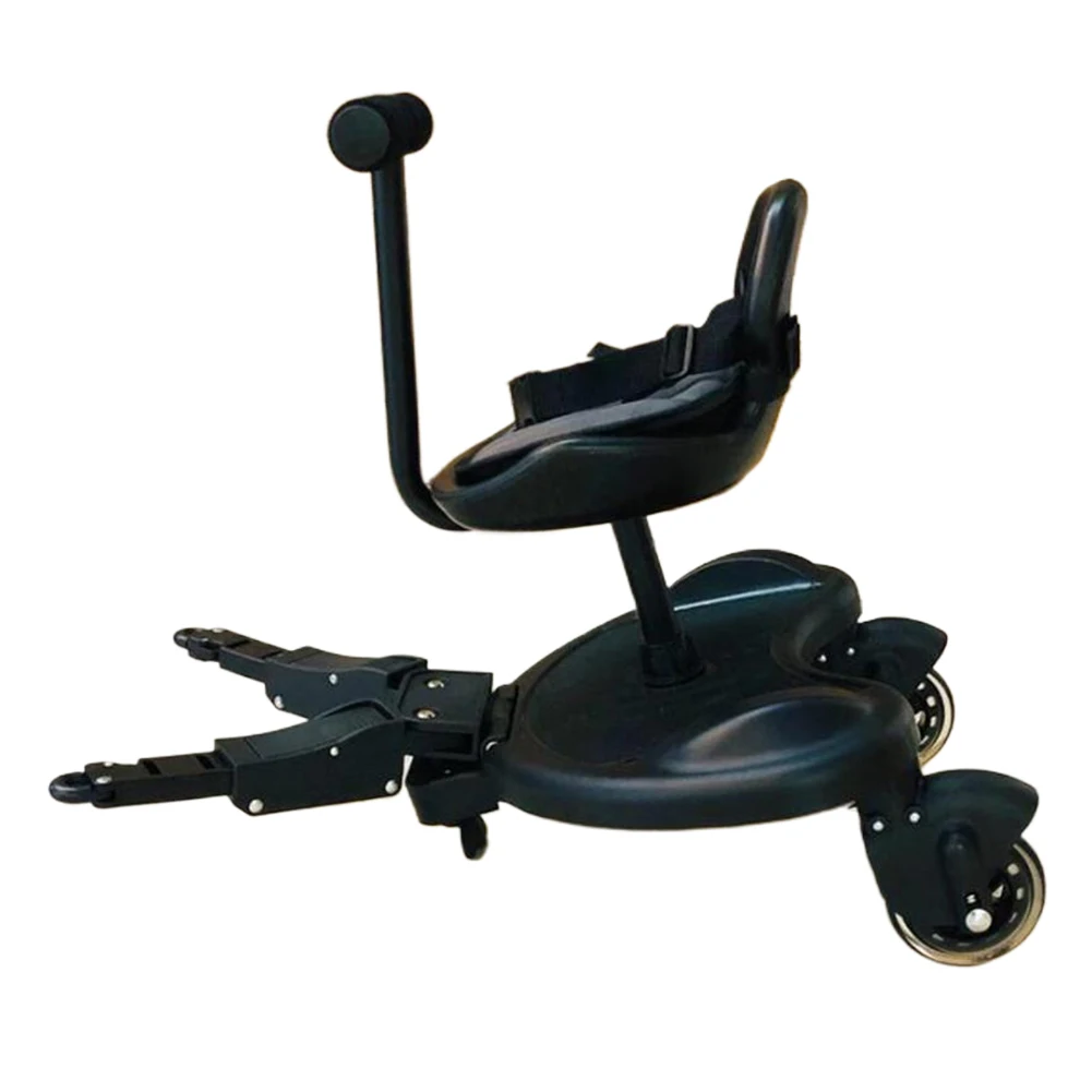 Baby Stroller Pedal Adapter with Seat for Second Child