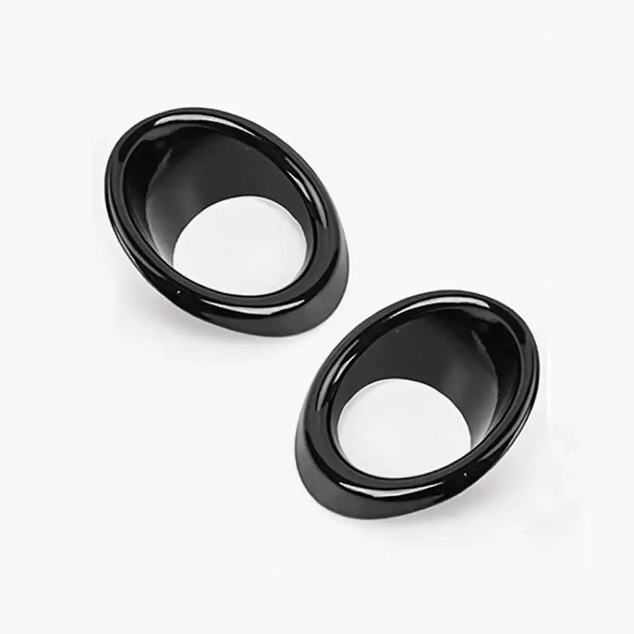 

For Honda Civic 10th Generation Sedan 2019 2020 Front Fog Lamp Trim Frame Fog Lamp Ring 2PCS