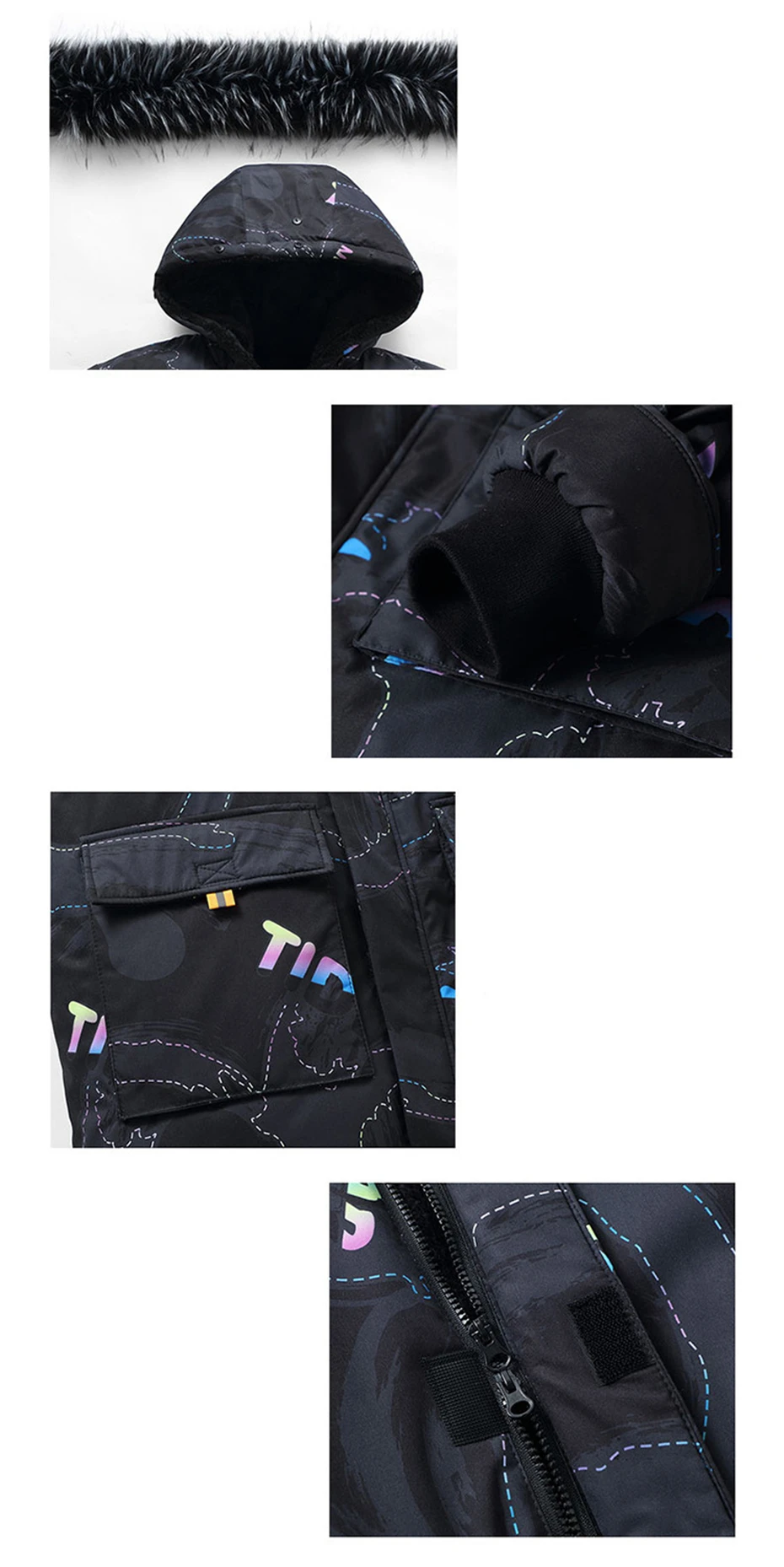 Description Picture 6 of itemPlus Size 10XL 11XL Parka Men Winter Jacket Fashion Casual Thickened Camou Jacket Coat Male Parkas Big Size 10XL 11XL