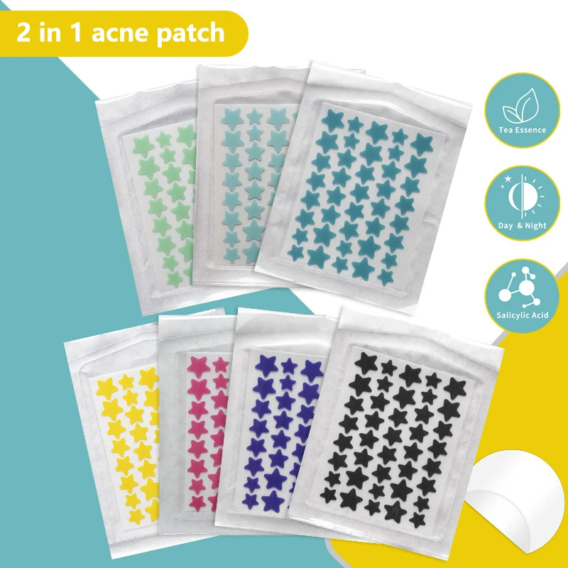 

36/40Stickers Pimple Patch Acne Colorful Acne Removal Skin Care Stickers Y2K Originality Concealer Face Spot Beauty Makeup Tool