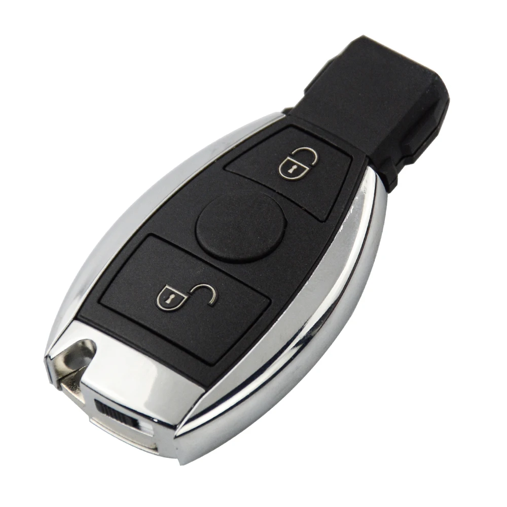 Okeytech Keyless Entry Remote Car Key Original Smart Car Key Shell Case 2/3 Buttons For Mercedes Benz A B C E S Class W203 W204 key case,car key shell,key cover,folding car key shell,fob cover