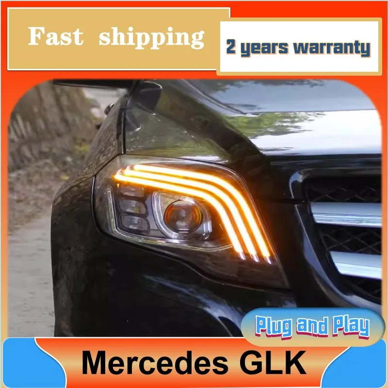 

Car Styling for Mercedes GLK Head Light 2008-2015 GLK Headlights Benz DRL Turn Signal High Beam GLK200 GLK260 GLK300