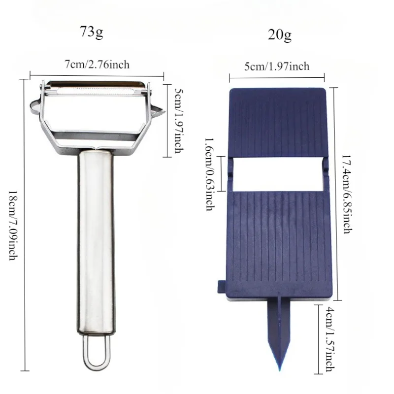 Peeler Slicer Set Kitchen Vegetable Cutter Grater Tool for Potato Carrot - Essential Kitchen Gadgets And Accessories for Cooking