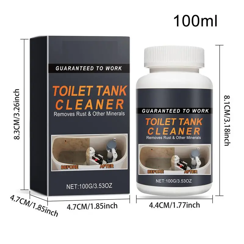 Automatic Toilet Descaler 100g Automatic Toilet Cleaner Safe & Effective Toilet Bowl Cleaners Long-Lasting & Automatic Toilet - Image 6