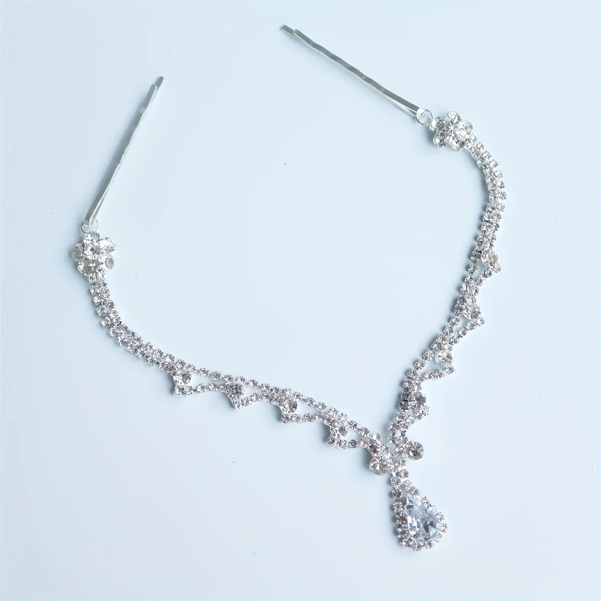 Bohemian Vintage Full Rhinestone Bridal Headband Chain for Women Wedding Crystal Forehead Headband Hair Accessories hair accessory hair headdress bridal headwear
