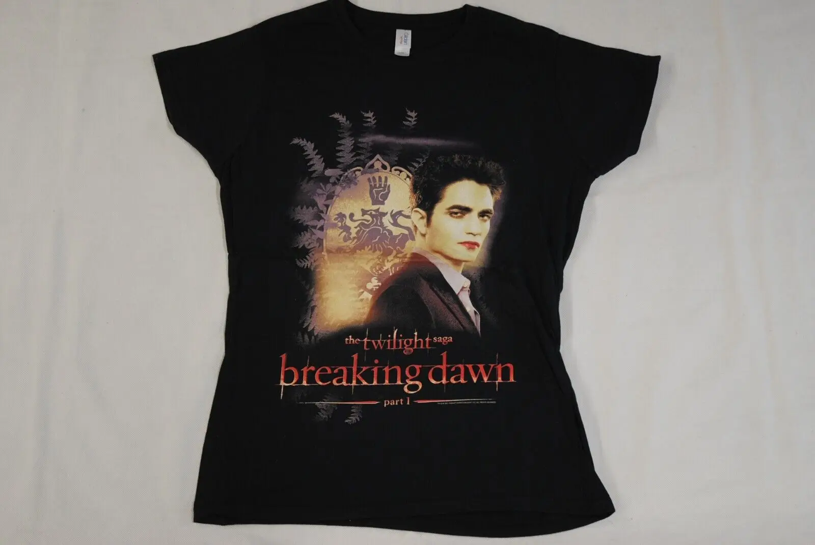 Breaking Dawn Edward Tattoo Ladies Skinny T Shirt New Official Movie Film