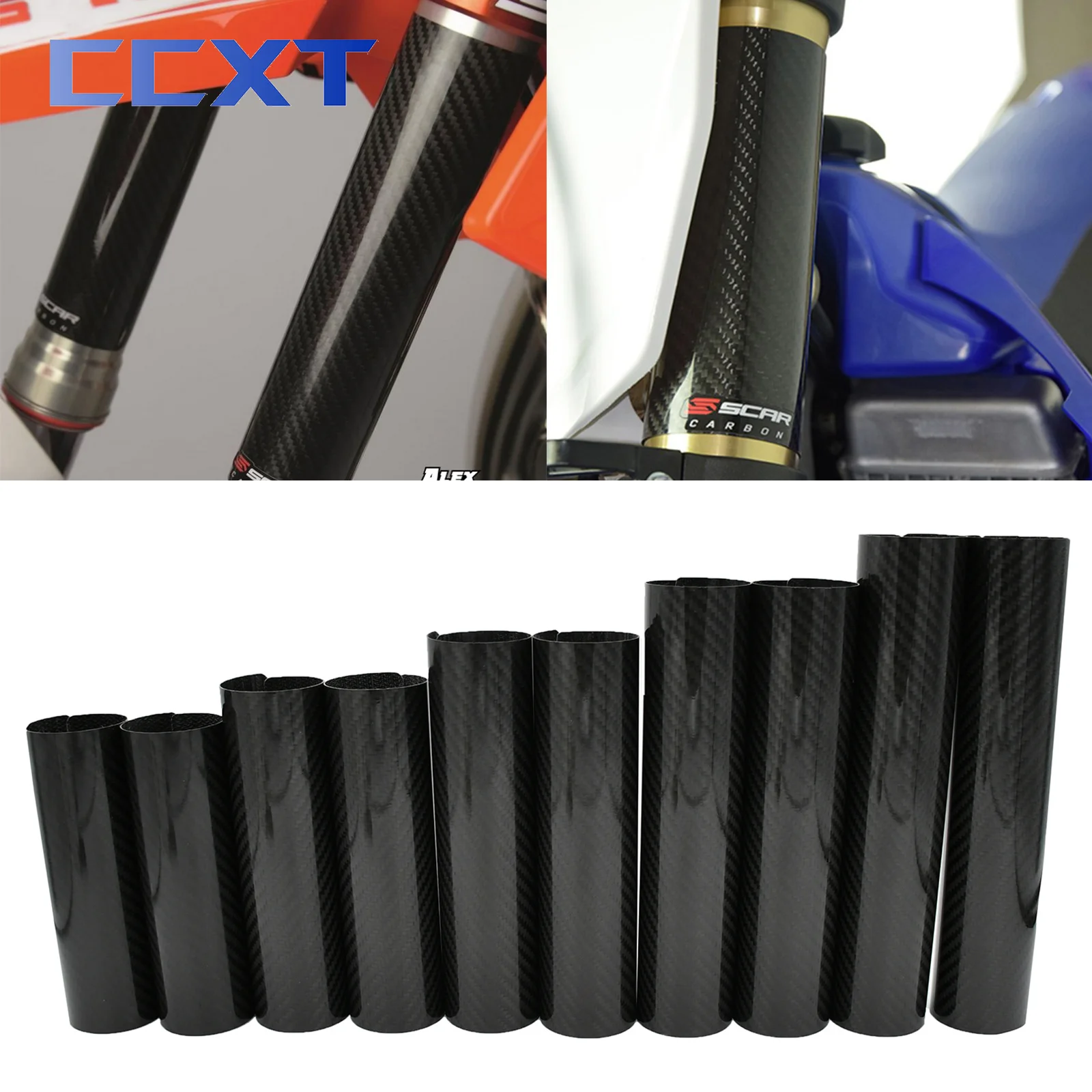 Fourche Avant VTT Carbone Rock Shox 27,5/29" - Frein à Disque - Garantie 2 Ans
