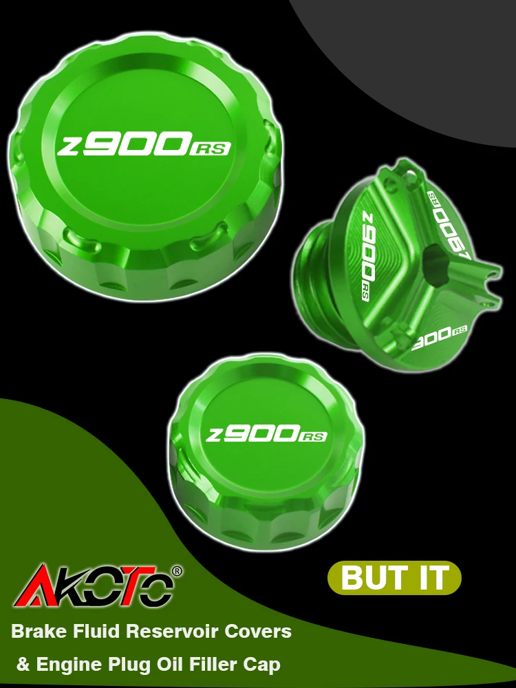 

Аксессуары для KAWASAKI Z900 RS Z 900 RS Z900RS SE CAFE 2021 2022 крышки резервуара тормозной жидкости и заглушки двигателя крышка наполнителя масла