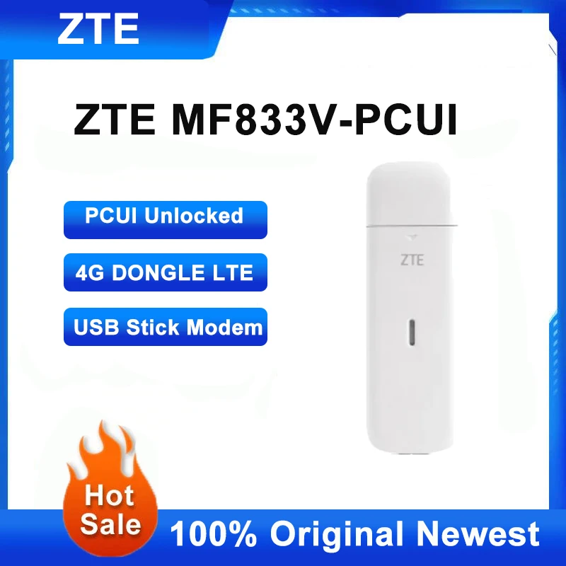 Разблокированный ZTE MF833V USB-ключ 150 Мбит/с беспроводной 4G LTE модем MF833 глобальная универсальная сетевая карта