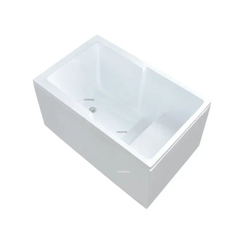 Modern Acrylic Freestanding Bathtub Small Apartment Bathroom Massage Bathtub Onstant Temperature Surfing Jacuzzi Bath Tub 3
