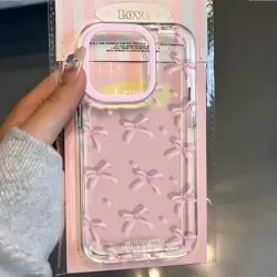 Adorable Pink Heart Bow Phone Case - Cute and Stylish Back Cover - Samsung A22 4G (TTK - 259hkx126a1)