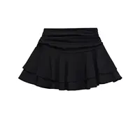 ETJ 2025  women's summer new sexy fashion hot girl style flouncy stacked decoration mid-waist short skirt pants - Image 6