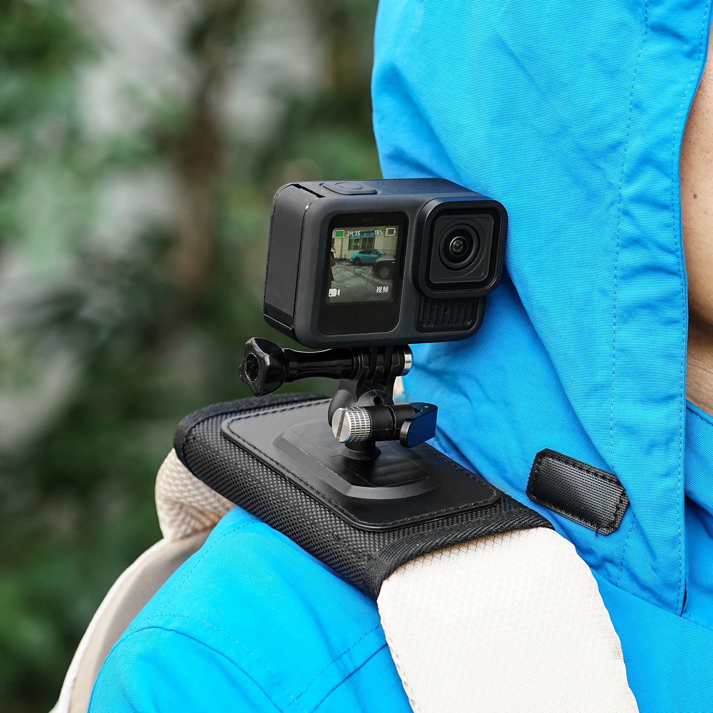 Rucksackgurt-Clip-Halterungsadapter für Gopro Insta360 DJI OSMO 360 Action-Kamera Pocket 4 Halterung Rutschfeste Vlog-Aufnahmehalterung – Detail 5