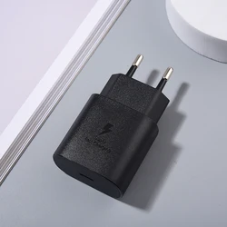 Super Fast Wall Charger with 100CM PD Type C Cable - Black EU Charger