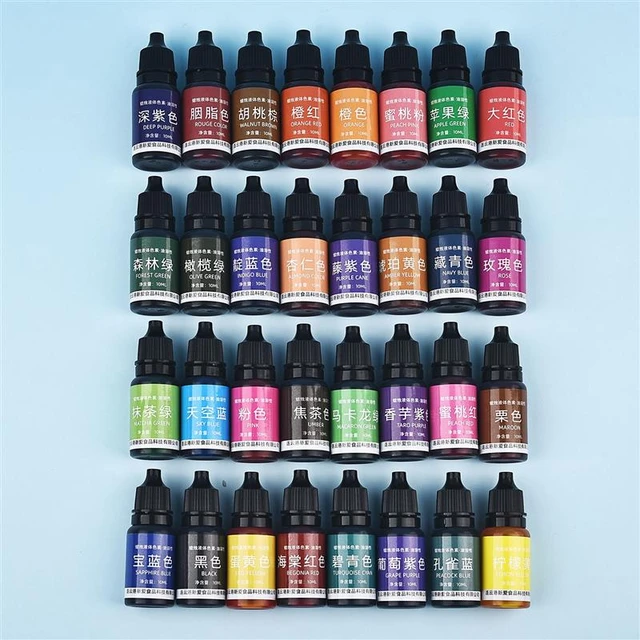 10ml Resin Pigments Candle Soap Dye DIY UV Aromatherapy Epoxy