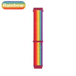 Nylon Strap Replacement Watch Band Bracelet - Multiple Size Options - 18mm Strap (Colorful)
