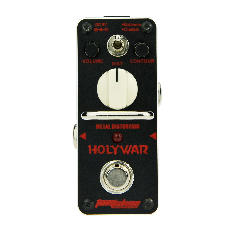

Aroma AHOR-3 Holy War Metal Distortion Pedal True Bypass Mini Analogue Electric Guitar Effect Pedal Guitar Parts & Accessories