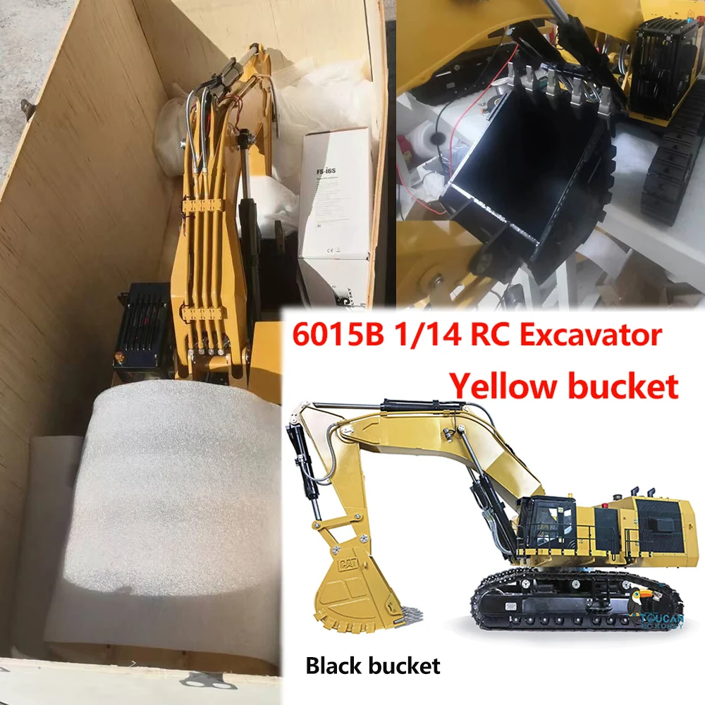 1/14 Hydrauliczna koparka RC Metalowy model 6015B Kompletna, ponadwymiarowa ciężka maszyna Bezszczotkowy silnik Radio Samochody Dorośli Zabawki TH20437 1 1/14 Hydrauliczna koparka RC Metalowy model 6015B Kompletna, ponadwymiarowa ciężka maszyna Bezszczotkowy silnik Radio Samochody Dorośli Zabawki TH20437