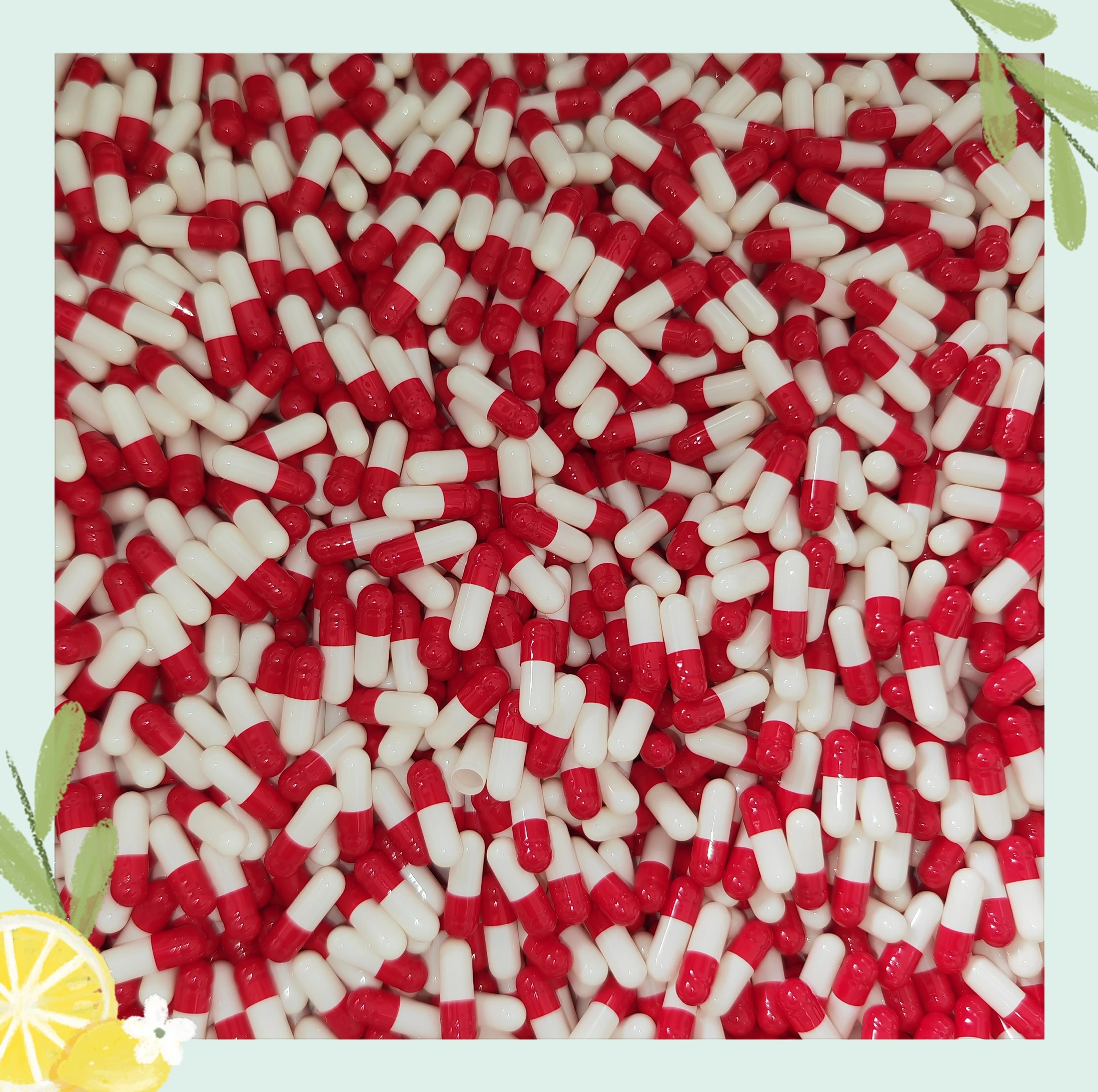 4# Empty Capsule 10000 PCS/Bag Colored Hollow Capsul Size 4 Gelatin Empty Medical Capsule Packing Case for Powder Granule Pallet empty capsules