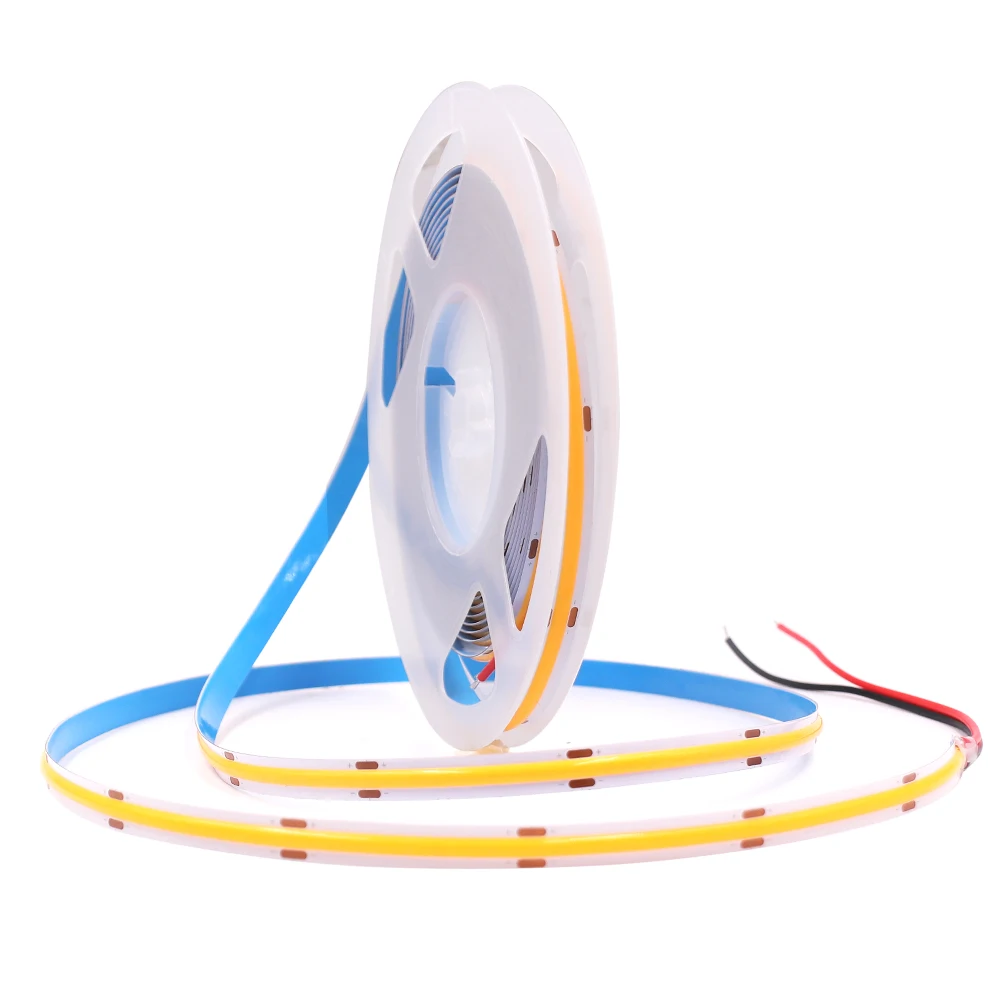 DC 12V 24V COB Strip 320Leds/M White/Pink /Yellow /Ice Blue Scd008d3d66674a86a17597b224f9e24aP