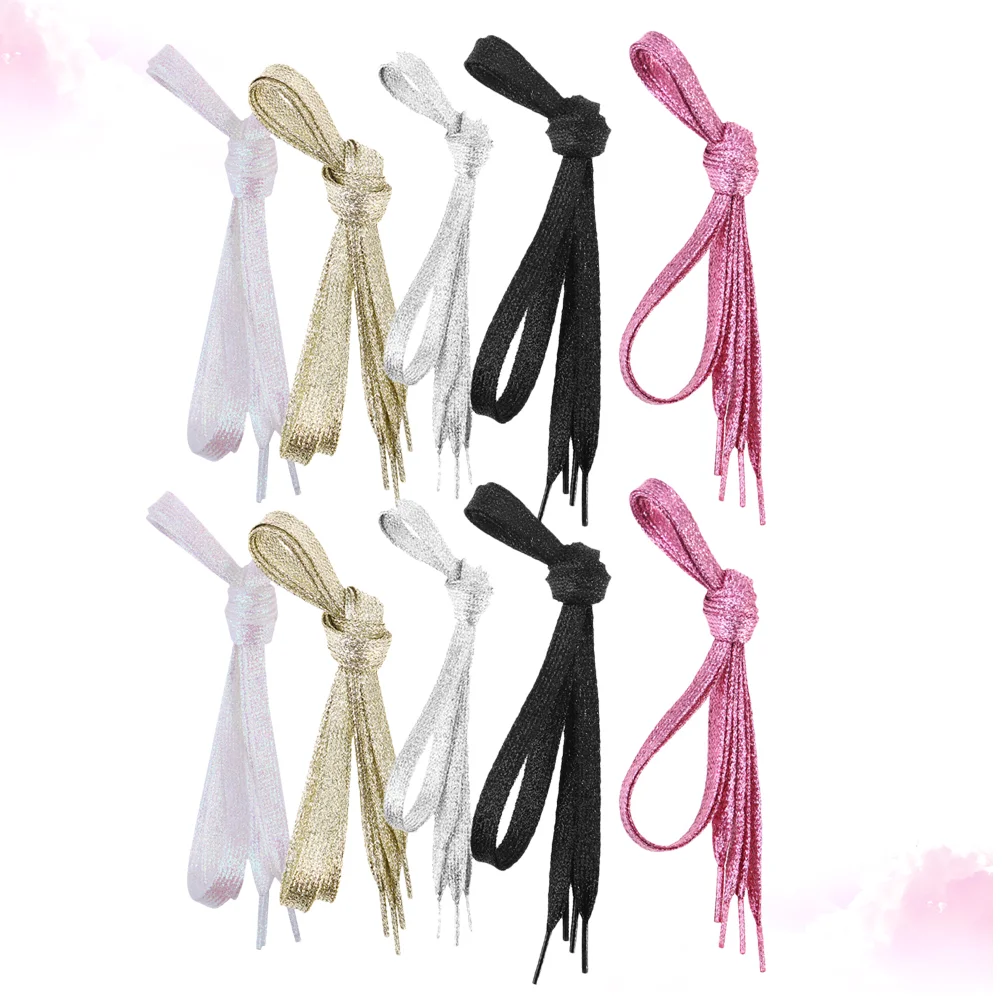 Рисунок 5 - Плоские шнурки с блестками