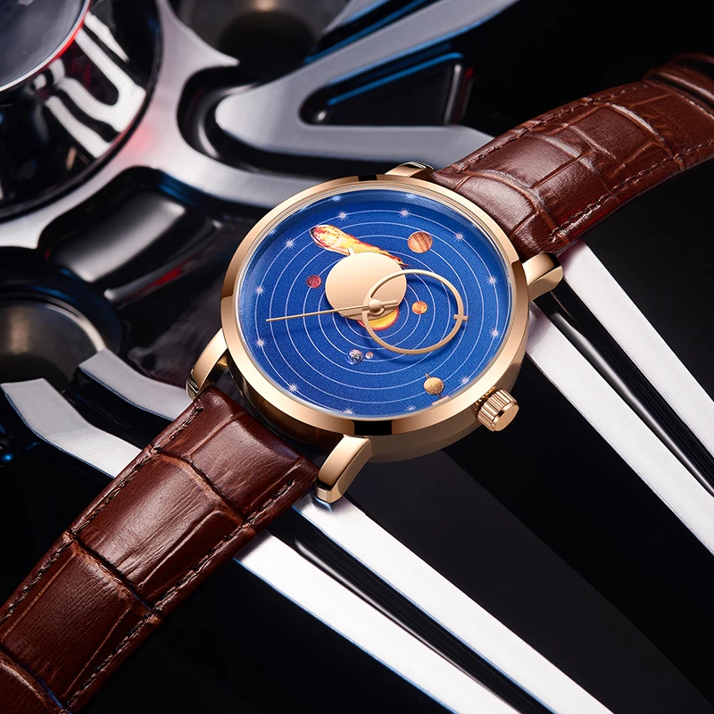 LIGE Fashion Luxury Quartz Man Watch Hollow Casual Sports