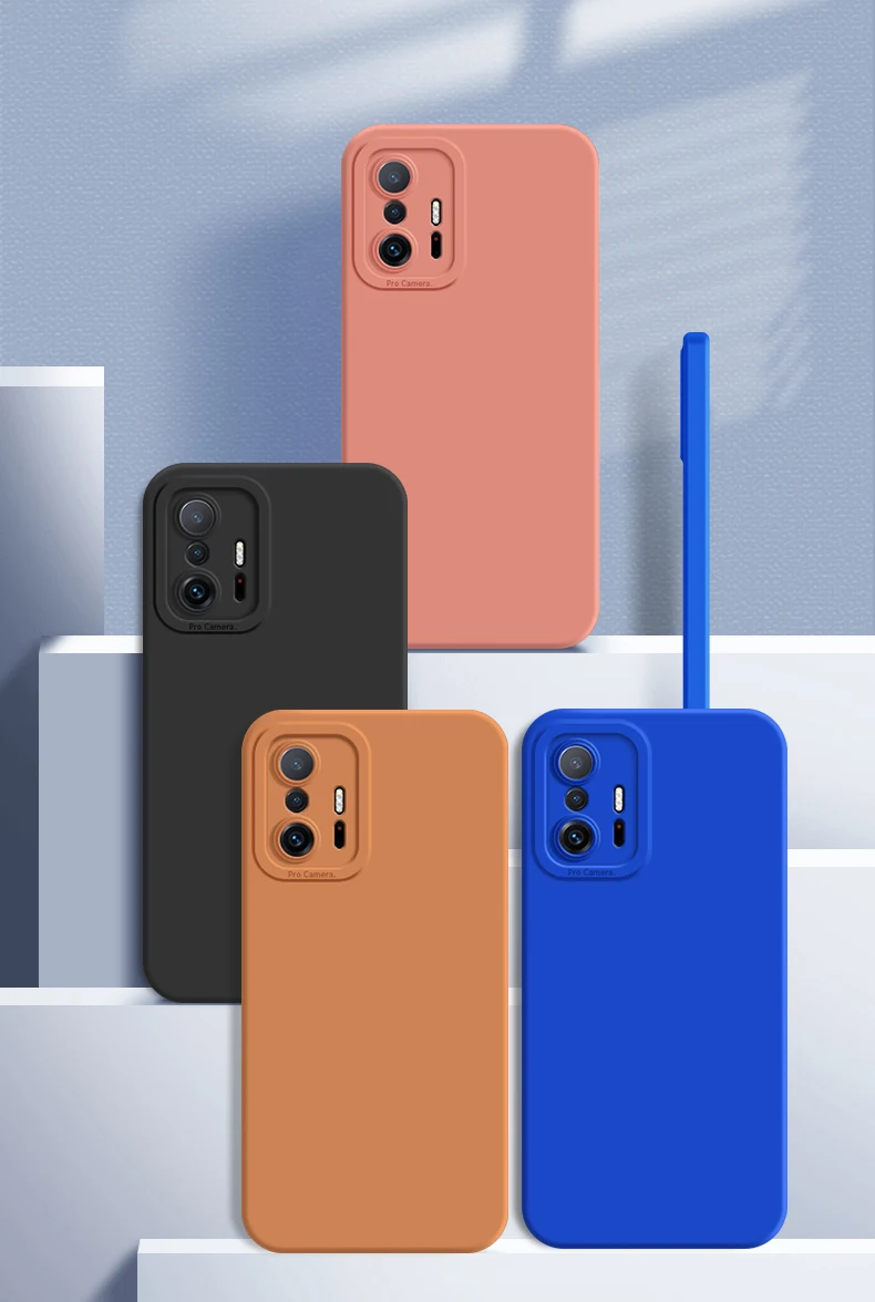 Coque de téléphone carrée mate Candy pour Xiaomi Mi 11 Lite 5G NE Coque en silicone So pour Xiaomi 12 Pro 12X Mi 11T 10T Pro 11 Lite_voghion.com