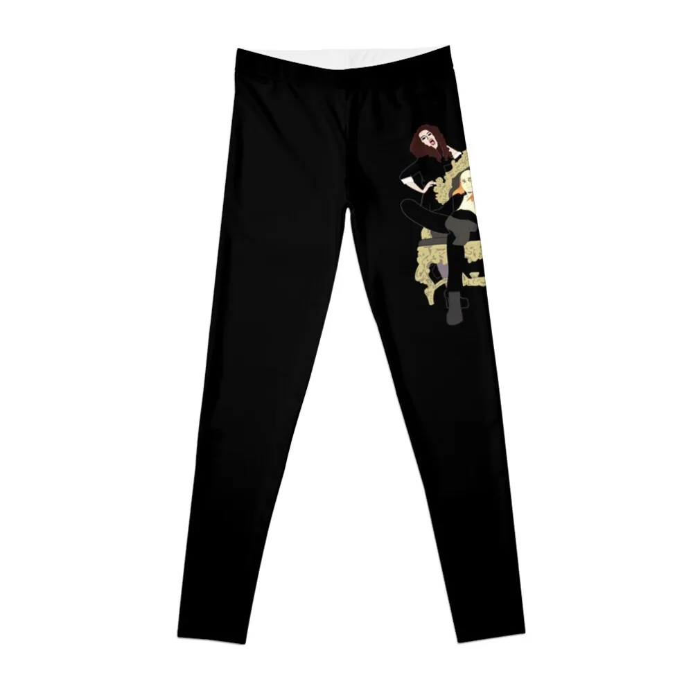 Riff Roff E Magenta Leggings Attillati Donna Push Up Leggings Leggings Da Donna