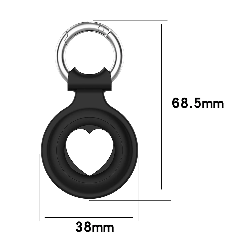 For Apple Airtags Case Hard PC/Silicone Protective Skin Cover Keychain Keychain Cover for Shockproof Case Shell Apple AirTag