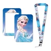 Hot-Selling Frozen 2 Elsa Anna Princess Olaf Cute Design Badge Holder ID Credit Card Pass Hang Rope Lanyard Accessories Gifts 2