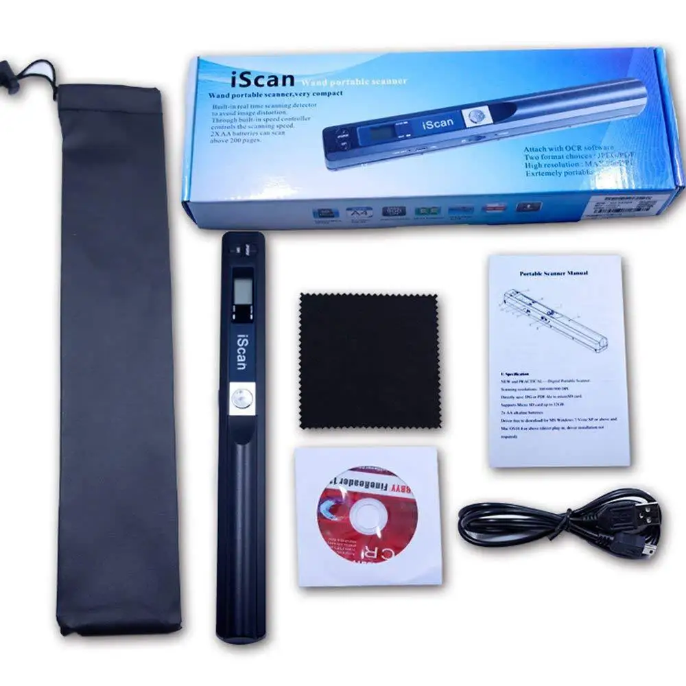 

Портативный Ручной USB-сканер iScan, 900DPI, поддержка JPG/PDF